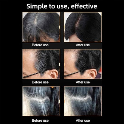 Instant Hair Dye Stick with Built-in Comb, Gray Hair Dye, 2-in-1 Touch-Up Comb