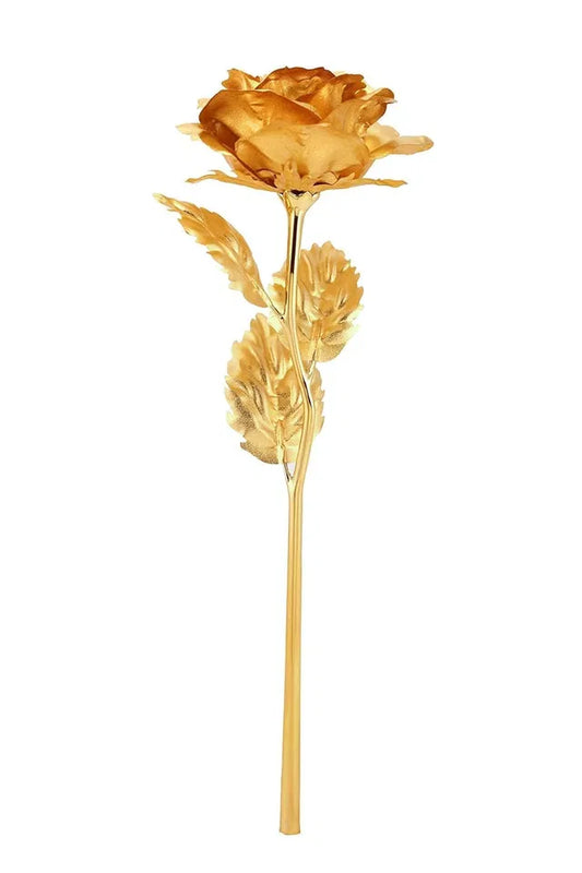 Tekcool Decorative 24K Golden Artificial Rose