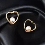 Sparkling Earring Set for Women – Studs & Hoops - Image 3