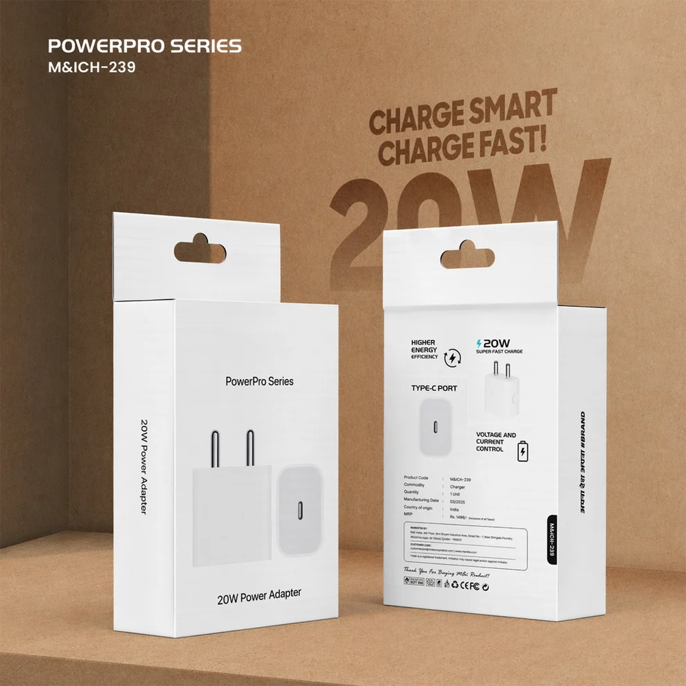 CH-239-01_f15afdf7-2d08-4e8a-b395-12faf6c360d8 20W USB-C Fast Charging Adapter – Compact & Safe Power - Image 1